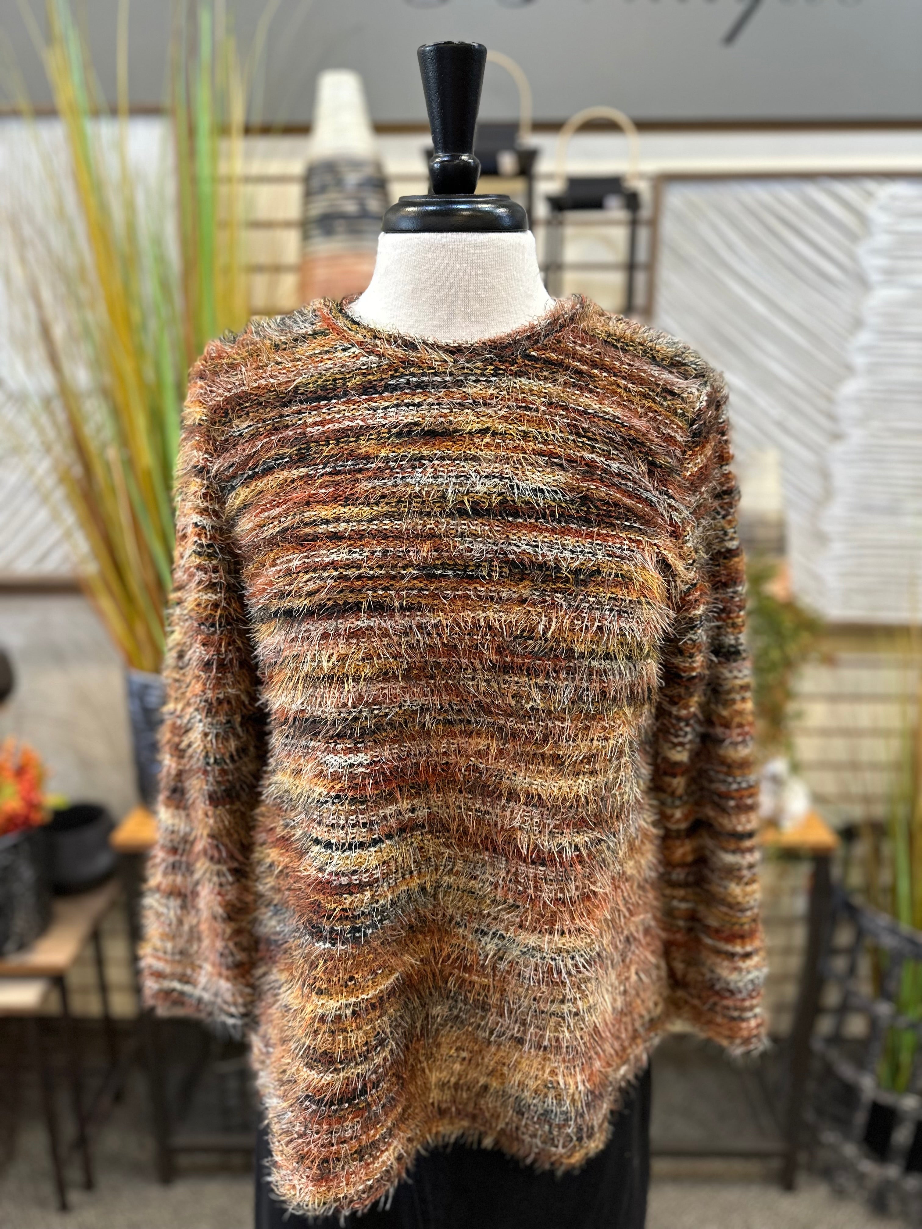 Hairy Knit Sweater by Creation