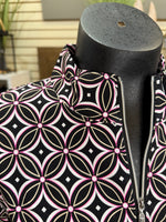 Lulu B UPF 50+ Mock Neck Quarter Zip - Kaleidoscope