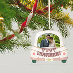 Just Married 2024 Porcelain Hallmark Keepsake Ornament, Personalized Ornament, Custom Photo