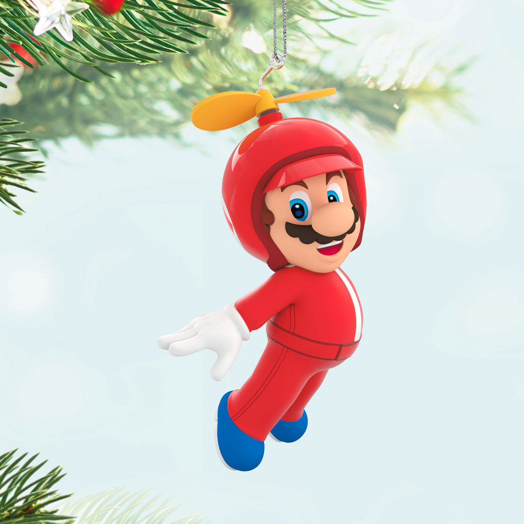 Nintendo Super Mario™ Powered Up With Mario Propeller Mario 2024 Hallmark Keepsake Ornament