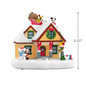 Disney Mickey Mouse The Merriest House in Town Musical 2024 Hallmark Keepsake Ornament With Light