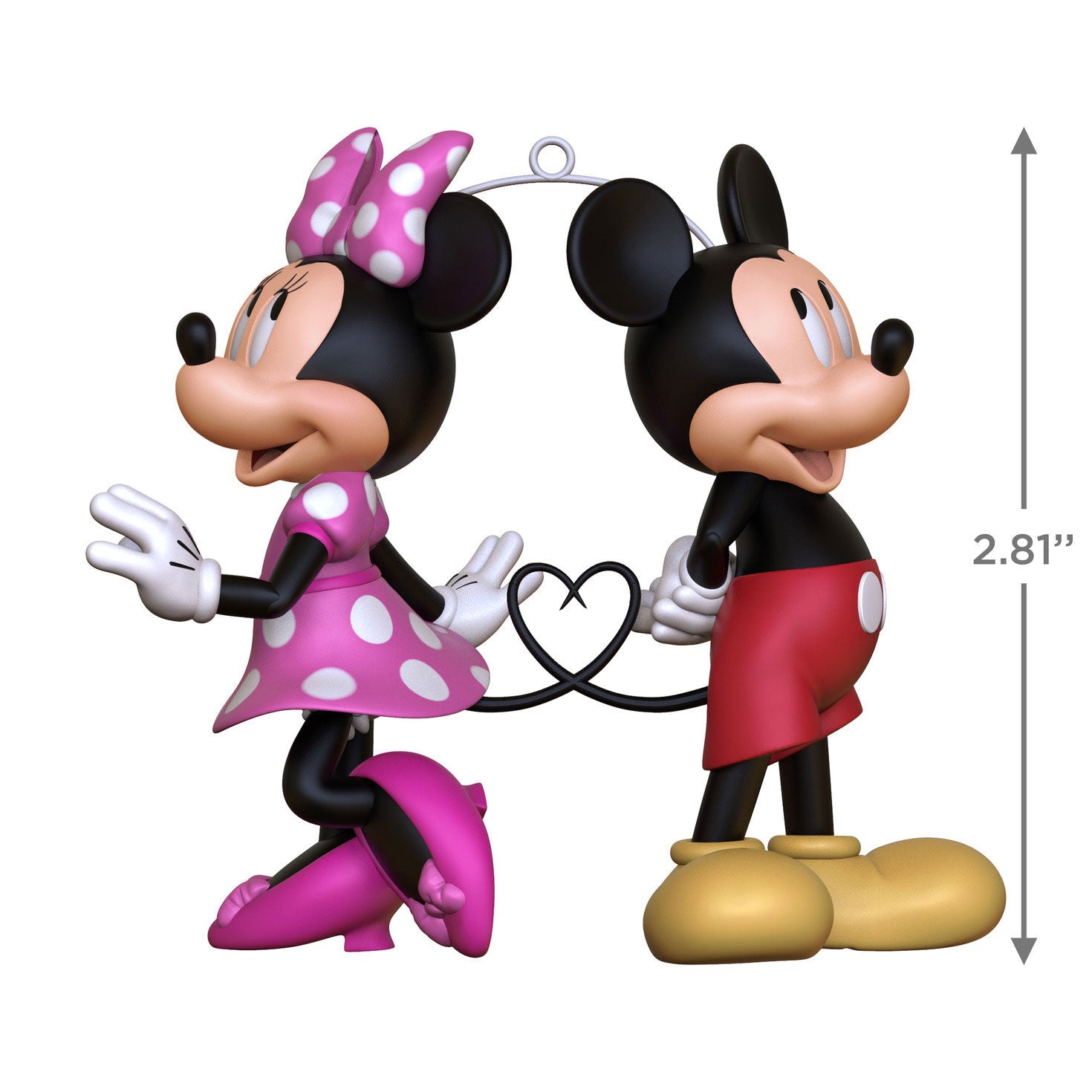 Disney Mickey and Minnie A Tail of Togetherness 2024 Hallmark Keepsake Ornament