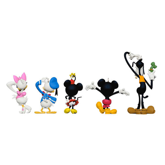 Disney Mickey and Friends Forever Friends Ornament, Set of 5 2024 Hallmark Keepsake Ornament