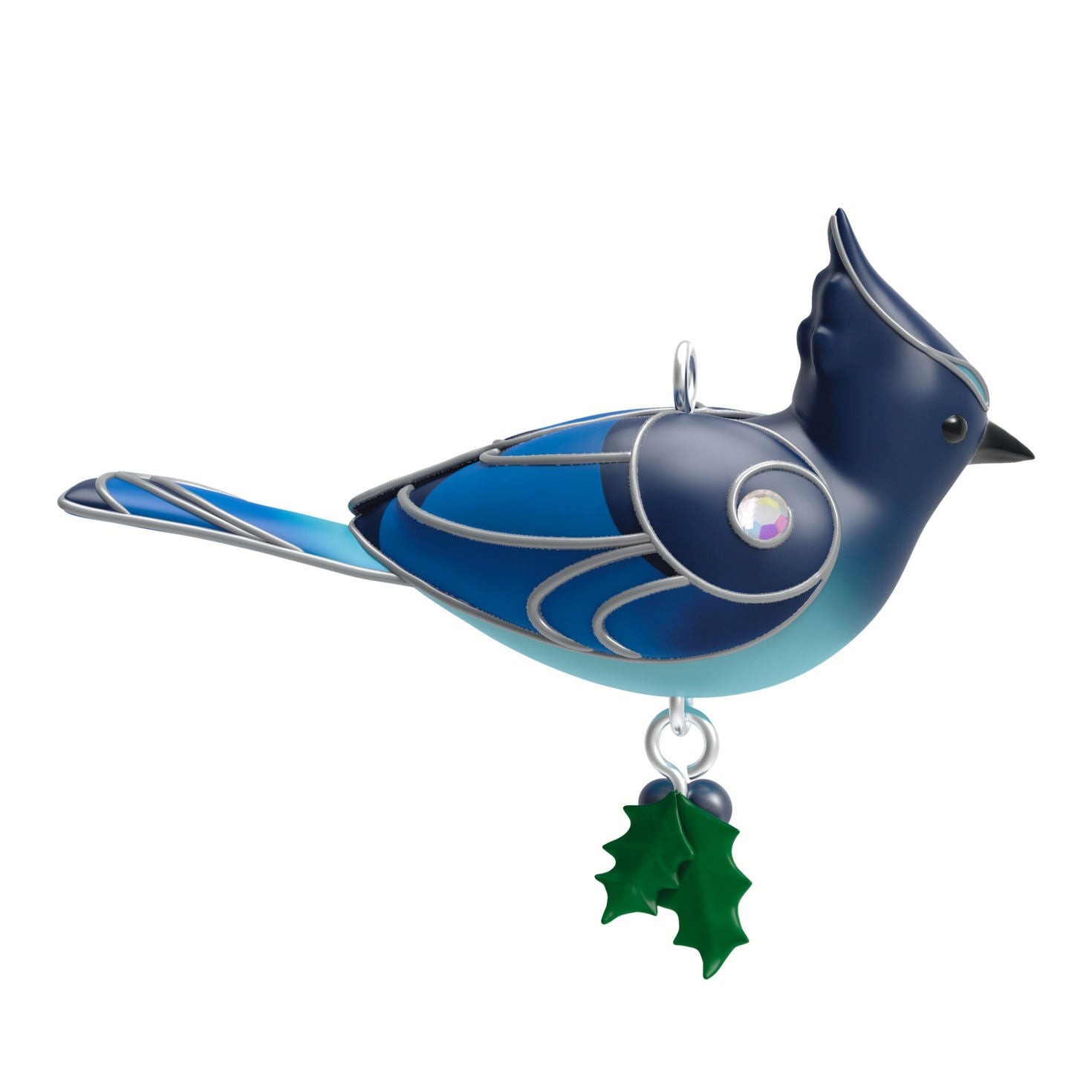 Mini Steller's Jay Ornament, 0.78" 2024 Hallmark Keepsake Ornament