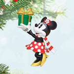 Mini Disney Minnie Mouse Minnie's Special Delivery Ornament, 1.31" 2024 Hallmark Keepsake Ornament