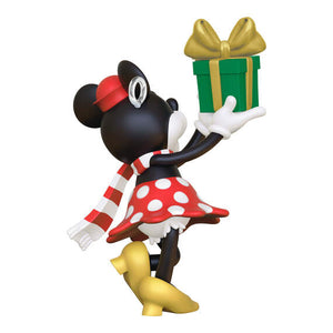 Mini Disney Minnie Mouse Minnie's Special Delivery Ornament, 1.31" 2024 Hallmark Keepsake Ornament