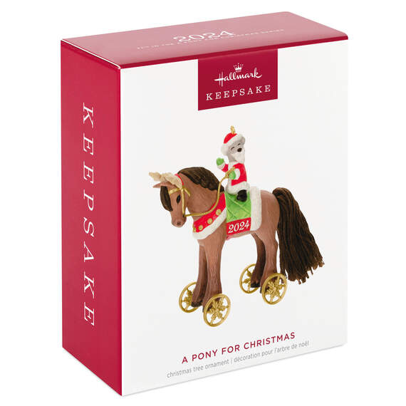 A Pony for Christmas 2024 Hallmark Keepsake Ornament E & Co. Boutique