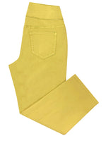 Ethyl Pull-On Capri - Mustard