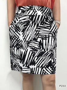 UPF 50+ Pull-On Scribble Print Skort by Periwinkle