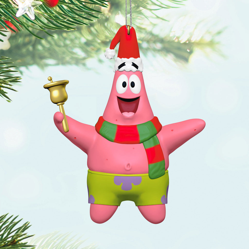 Nickelodeon SpongeBob SquarePants Patrick Rings in the Season 2024 Hallmark Keepsake Ornament