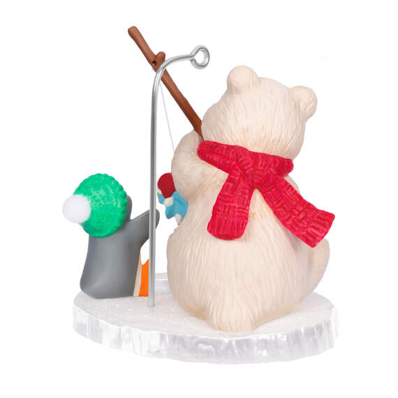 Snowball and Tuxedo Fishing Friends 2024 Hallmark Keepsake Ornament