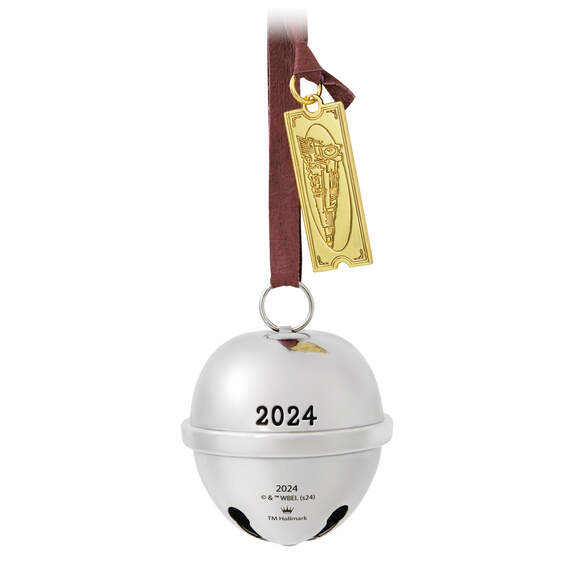 The Polar Express™ 20th Anniversary Santa's Sleigh Bell 2024 Hallmark Keepsake Metal Ornament