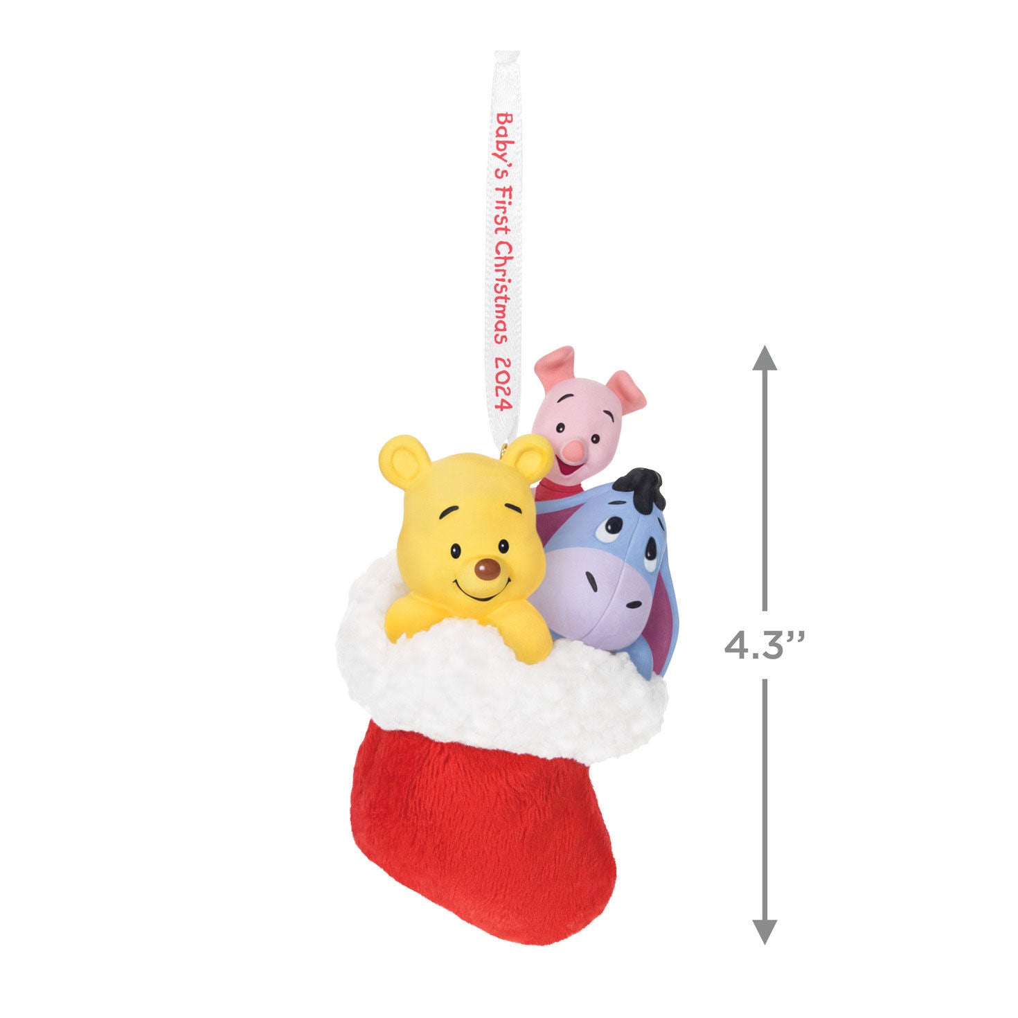 Disney Winnie the Pooh A Snuggly First Christmas 2024 Hallmark Keepsake Ornament