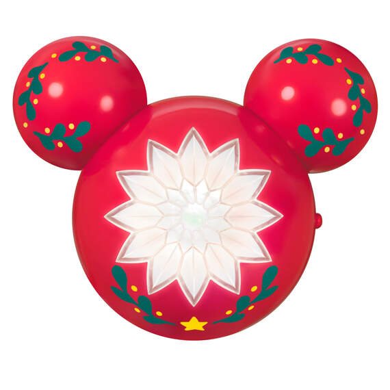 Mini Disney Mickey Mouse ShowToppers Musical Tree Topper With Light, 3.7" 2024 Hallmark Keepsake Ornament