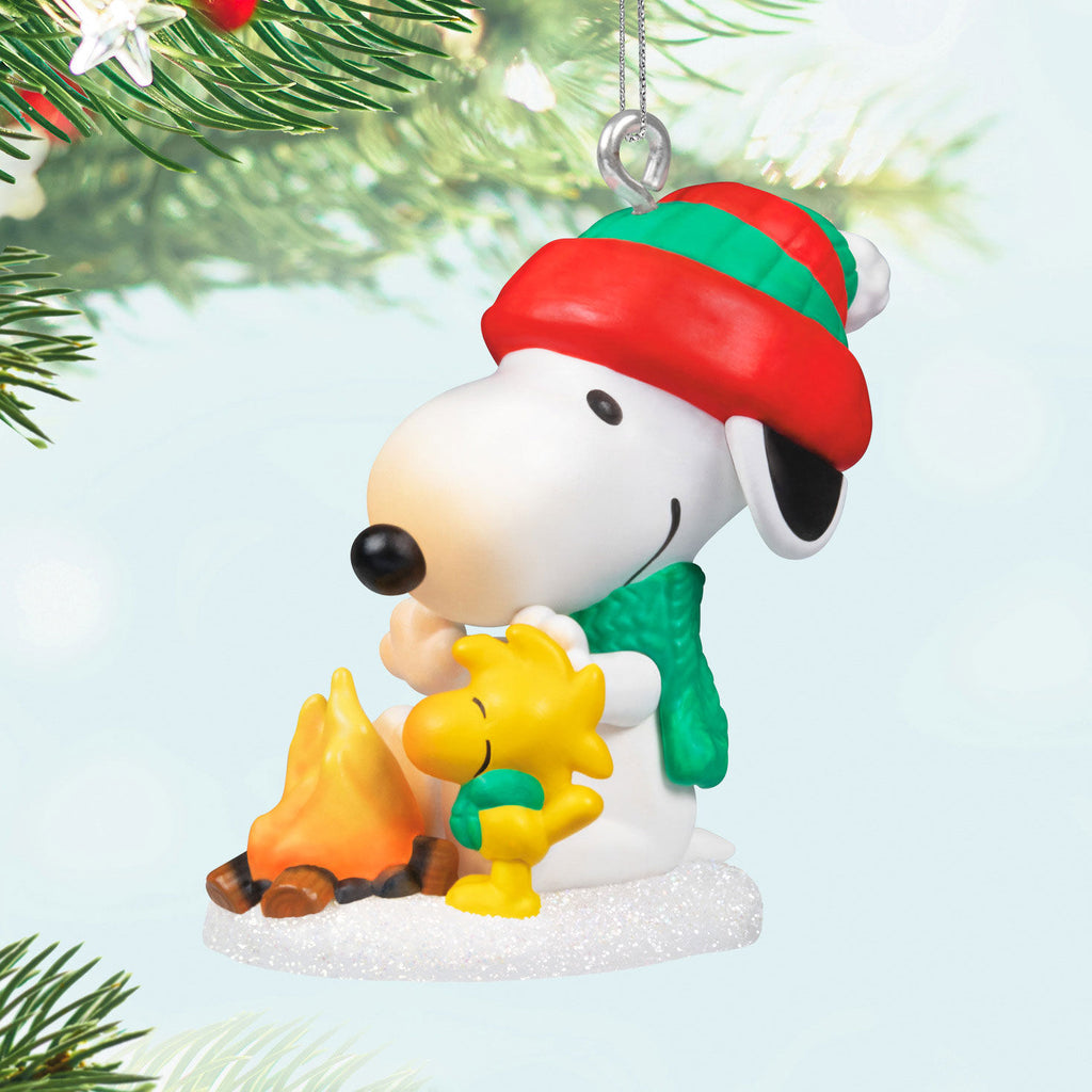 Mini Peanuts® Winter Fun With Snoopy Ornament, 1.02" 2024 Hallmark Keepsake Ornament