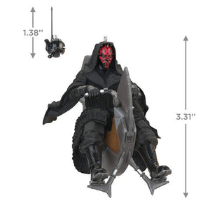 Star Wars: The Phantom Menace™ 25th Anniversary Darth Maul™ and Sith Probe Droid™ Ornaments, Set of 2 2024 Hallmark Keepsake Ornament