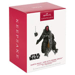 Star Wars: The Phantom Menace™ 25th Anniversary Darth Maul™ and Sith Probe Droid™ Ornaments, Set of 2 2024 Hallmark Keepsake Ornament