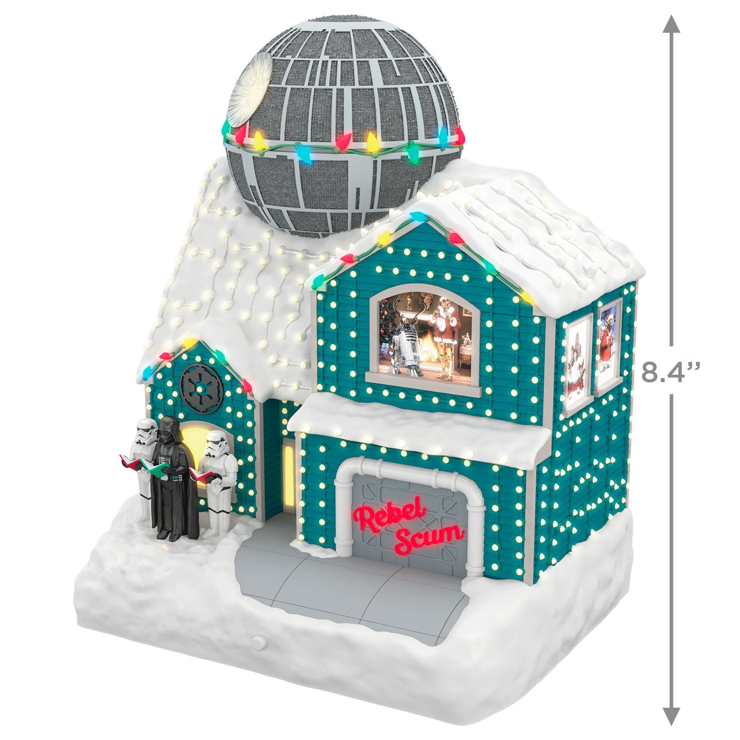 Star Wars™ The Merriest House in the Galaxy Musical Tabletop Decoration 2024 Hallmark Keepsake Ornament with Light