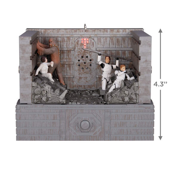 Star Wars: A New Hope™ "Shut Down the Garbage Mashers!" Ornament With Light, Sound and Motion 2024 Hallmark Keepsake Ornament