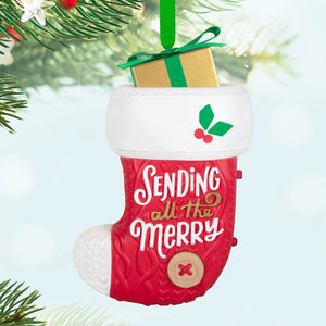 Sending All the Merry Recordable Sound 2024 Hallmark Keepsake Ornament