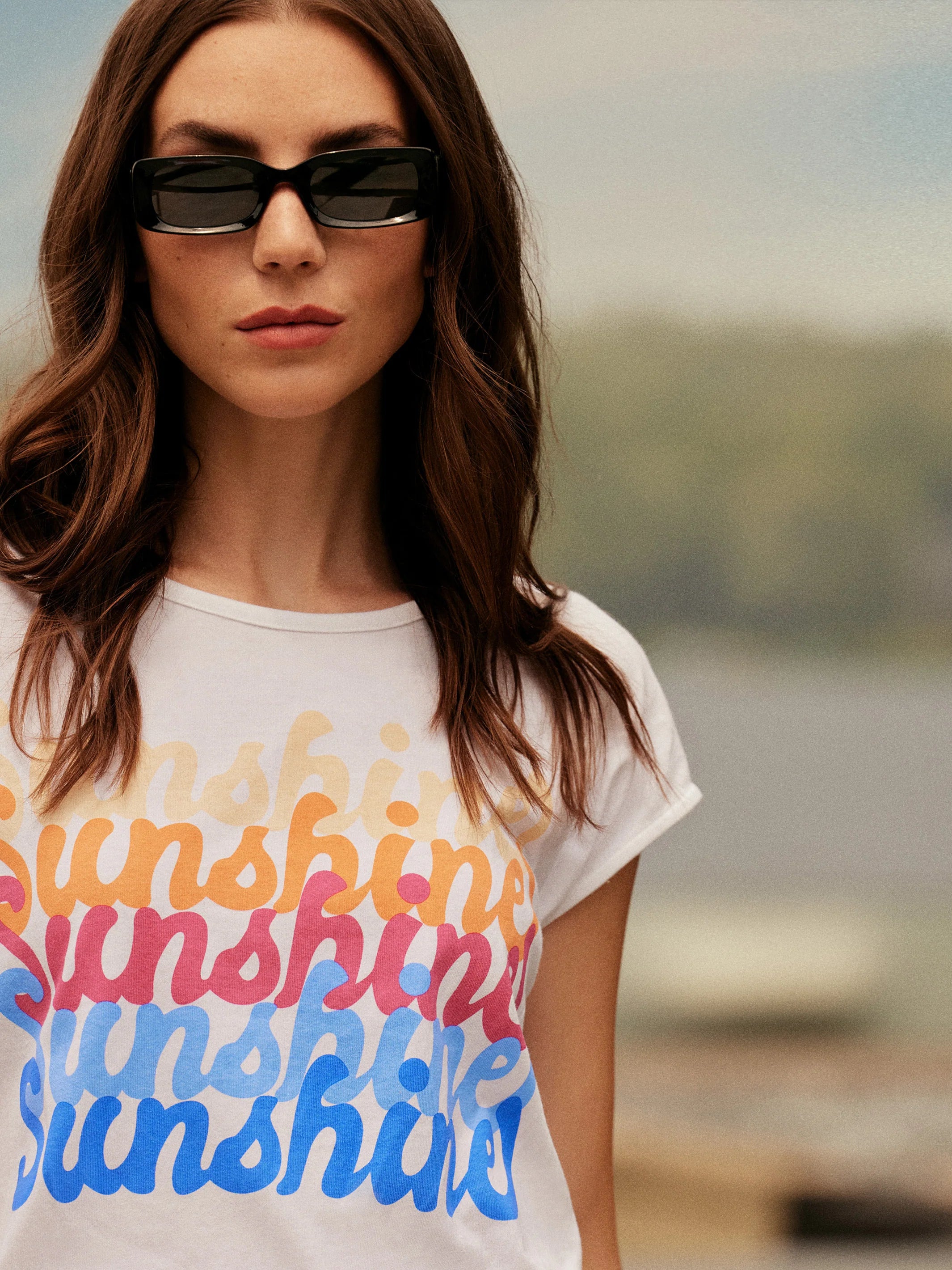 Charlie B Cotton SUNSHINE Front Knot Top