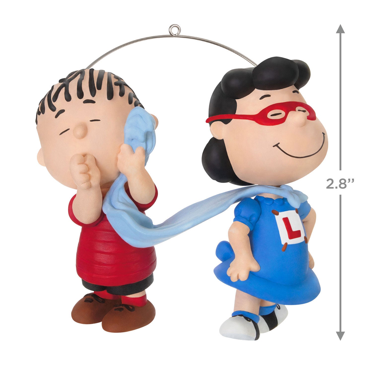 The Peanuts® Gang Super Lucy and Linus 2024 Hallmark Keepsake Ornament