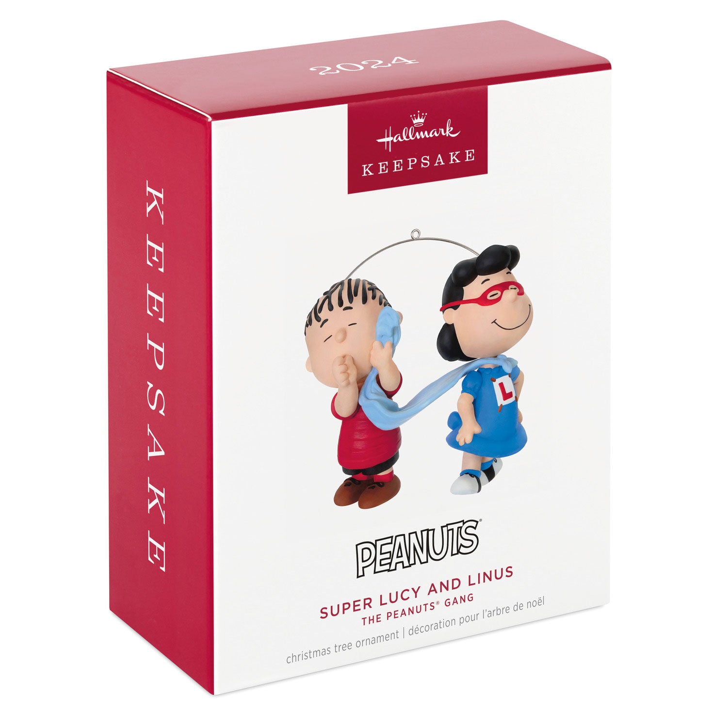 The Peanuts® Gang Super Lucy and Linus 2024 Hallmark Keepsake Ornament