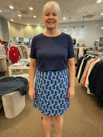 Lulu B UPF 50+ Skort - Geometric Print