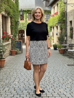 Beachtime by Lulu B UPF 50+ Cooling 2 Pocket Skort - Leopard