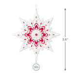 Snowflake Porcelain 2024 Hallmark Keepsake Ornament