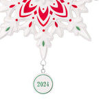 Snowflake Porcelain 2024 Hallmark Keepsake Ornament