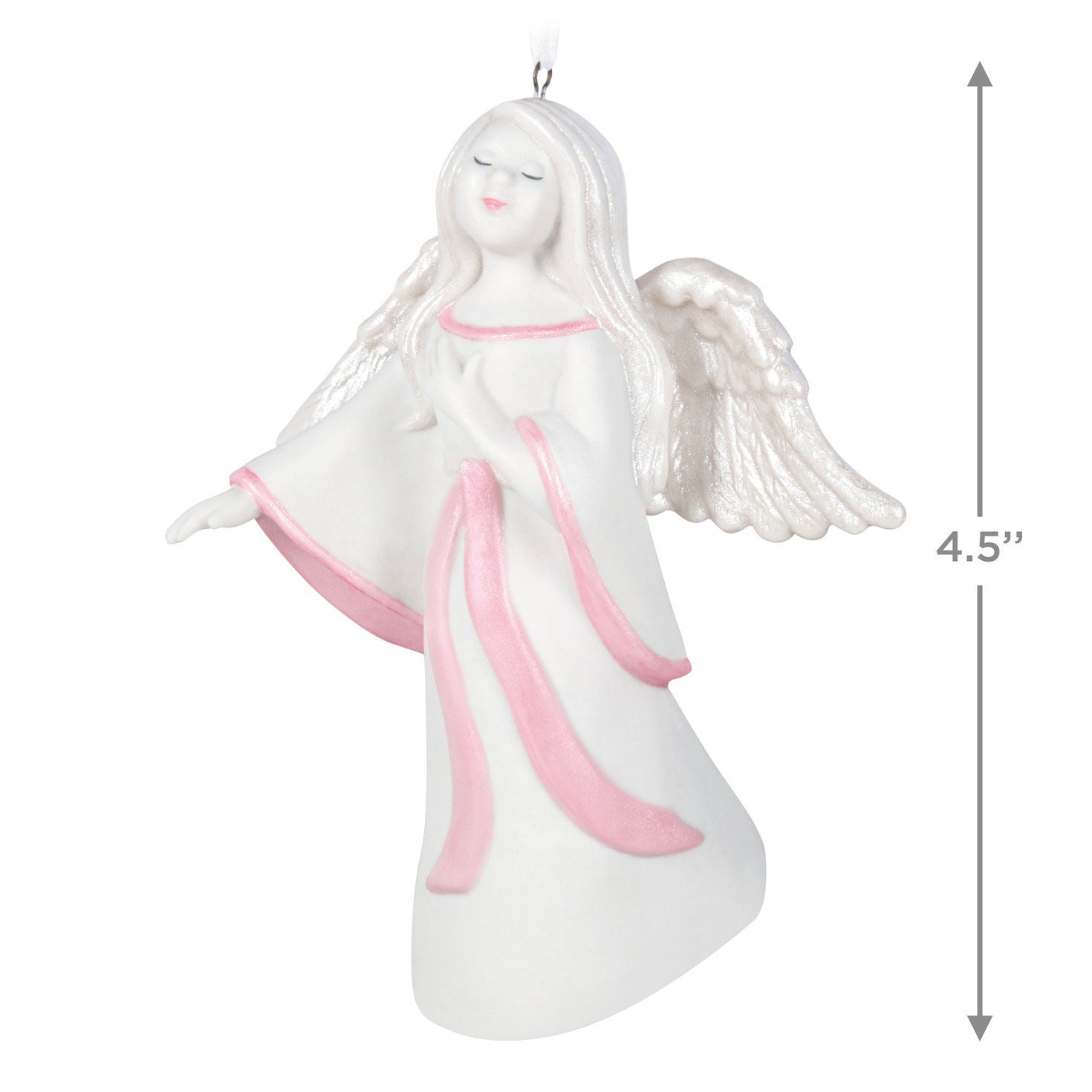 Angel of Healing Porcelain Ornament Benefiting Susan G. Komen® 2024 Hallmark Keepsake Ornament