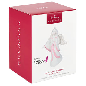 Angel of Healing Porcelain Ornament Benefiting Susan G. Komen® 2024 Hallmark Keepsake Ornament