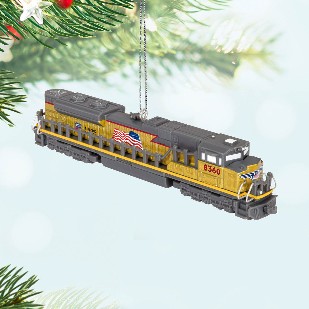 LIMITED Lionel® Trains Union Pacific Legacy SD70ACE Metallic Gold Metal 2024 Hallmark Keepsake Ornament