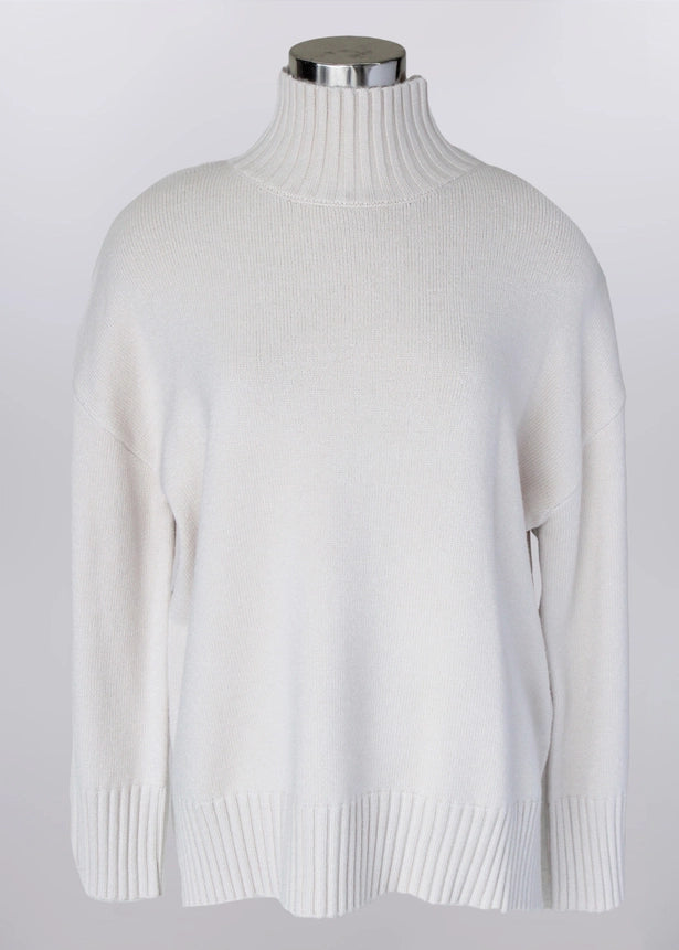 Keren Hart Mock Neck Tunic Sweater
