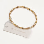 Bamboo Bangles Gold Bracelet - WATERPROOF