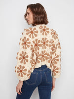 Charlie B Floral Crochet Cardigan - Ecru