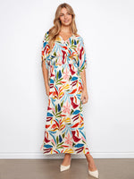 Charlie B Printed Dolman Sleeve Maxi Dress - Solstice