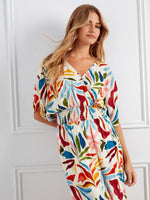 Charlie B Printed Dolman Sleeve Maxi Dress - Solstice