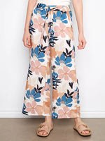 Charlie B Printed Wide Leg Pants - Floral Print