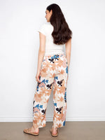 Charlie B Printed Wide Leg Pants - Floral Print