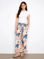 Charlie B Printed Wide Leg Pants - Floral Print