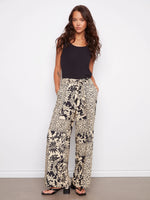 Charlie B Printed Wide Leg Pants - Ornato