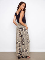 Charlie B Printed Wide Leg Pants - Ornato