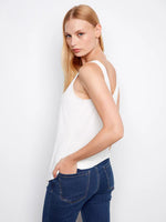 Charlie B Bamboo Viscose Reversible Cami - Greige