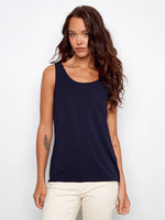 Charlie B Bamboo Viscose Reversible Cami - Navy