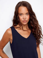 Charlie B Bamboo Viscose Reversible Cami - Navy