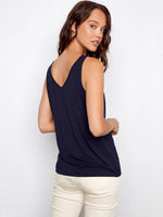 Charlie B Bamboo Viscose Reversible Cami - Navy