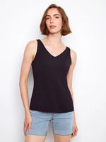 Charlie B Bamboo Viscose Reversible Cami - Black
