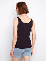 Charlie B Bamboo Viscose Reversible Cami - Black